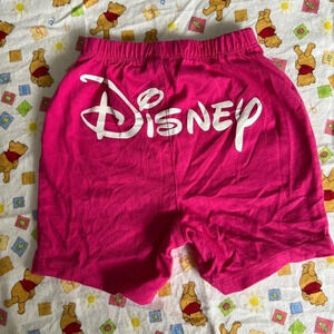 Disney Store  Shorts Hot Pink Disney Writing On Back | Size 6-9M Baby